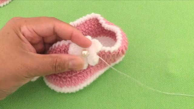 轻松学会3-6月宝宝针织鞋的钩织教程