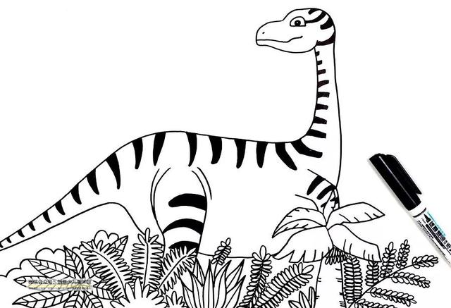 发现儿童画中的侏罗纪世界：探寻小恐龙的奇妙世界