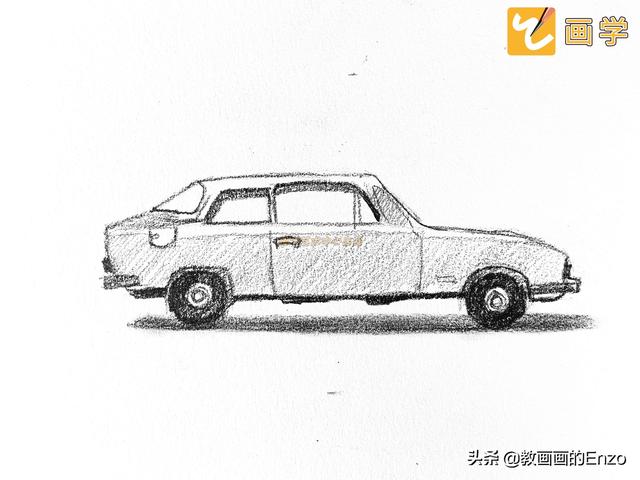 如何画手绘车？手把手教你绘制惊艳的汽车图(1)